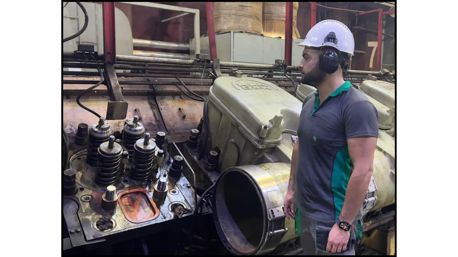 The Varom sensor attaches to a valve on the Karpowership.