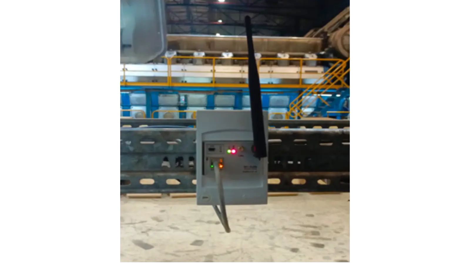 In the operational environment of Karpowership, the Wi-GaTe Sensor is installed on the Panel. Wireless Gateway.