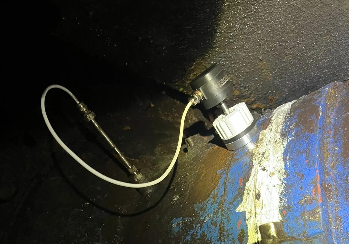 Aplicación de campo del sensor de monitoreo de temperatura termoeléctrico híbrido WiT-es Hybrid